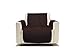Sofa Protect 2-in-1 Reversible Chair Furniture Protector, Chocolate/Tan