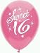 Sweet 16 Birthday Party Balloons - 16th Birthday Balloons (8 Count)