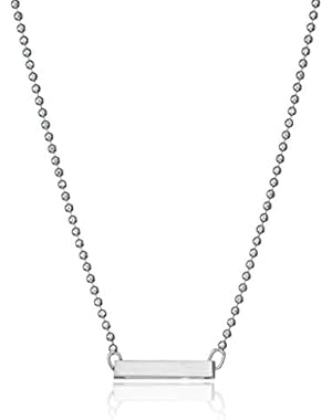 Little Elements Sterling Side Bar Pendant Necklaces
