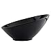 G.E.T. B-788-BK Angled Cascading Serving Bowl for Salads, Rice and Dessert, 16 Ounce / 8