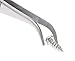 SE Stainless Steel Curved Splinter Tweezers - 517TW-CH