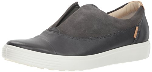 ECCO Women's Women's Soft 7 Slip-on Sneaker Dark Shadow/Moonless ii 38 M EU (7-7.5 US)