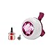 NIECOR Kids Bike Bell Toddler Stainless Steel Bells Bike Horny Best Accessory in Bikes for Girls (Red&White)