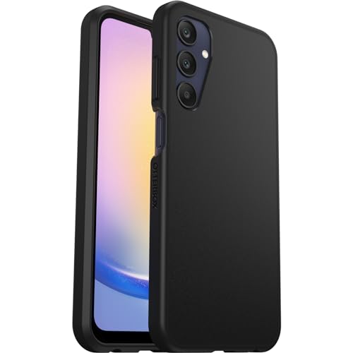 OtterBox Cover per Samsung Galaxy A25 5G React Series, Resistente a Shock e Cadute Fino, Cover Ultrasottile, Testata a Norme Mil-Std 810G, Nero