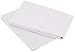 Amazon Brand – Pinzon 400-Thread-Count Hemstitch Egyptian Cotton Pillowcases - Standard, White (Set of 2)