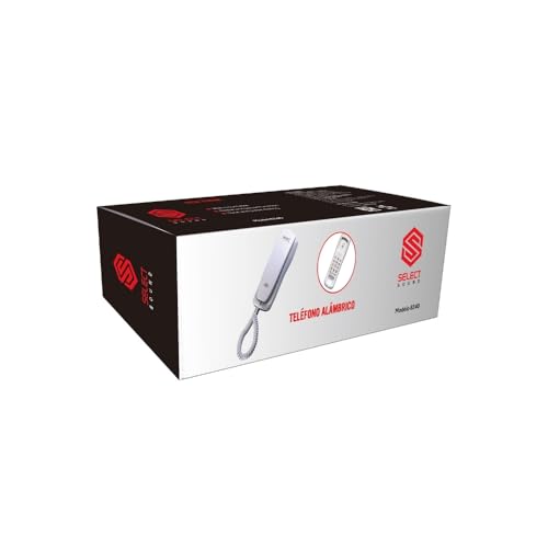 Select Sound | Teléfono Alámbrico Compacto para Montar en Pared con Cancelación De Ruido
