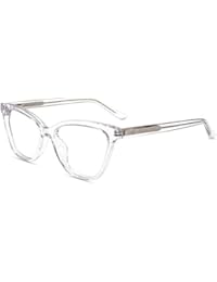Firmoo Blue Light Blocking Glasses,Women Computer Glasses, Vintage Cat Eye Clear Eyeglasses Frame