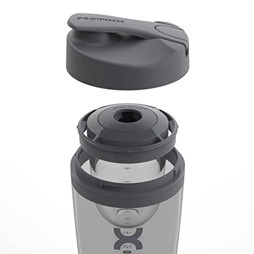 PROMiXX Pro Shaker Bottle Rechargeable, Powerful for Smooth Protein