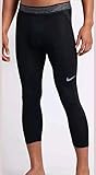 Nike Men's Pro Hypercool 3/4 Black Tights 932411-010