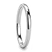 TIGRADE 2mm 4mm 6mm 8mm 10mm Titanium Ring Plain Dome High Polished Wedding Band Comfort Fit Size 3-15,2mm,Size 7