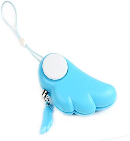 Unskyupland Emergency Personal Alarm/Keychain,Se,f Defense Electronic Device for kids, Elderly, Women and Adventurer Work at Outdoors.Angel Wings.105 db (Blue)
