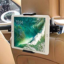 Car Headrest Mount for Nintendo Switch,Universal Car Mount Holder for Nintendo Switch, iPad, iPhone,Amazon Kindle Fire,Fits all 4'' - 11'' Smartphones and Tablets (Black)