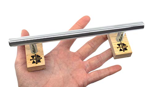 image for Teak Tuning Round Fingerboard Rail - Mini Edition - Chrome Colorway - 