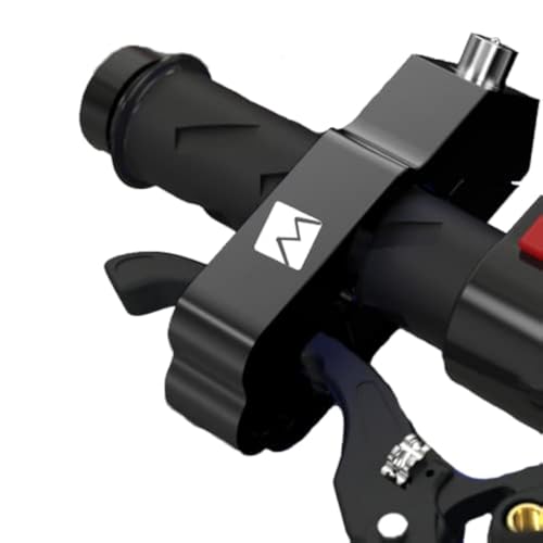PLORIS by Monster Fairings Motorcycle Handlebar Grips Heavy Duty Adjustable Anti Theft Motorcycle Lock for Protection (Black)