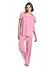 Exquisite Form Women's Coloratura Sleepwear Short Sleeve Pajama Set 90107, Perfumed Rose, Large