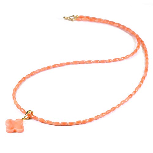 ピンク珊瑚 深海珊瑚 ネックレス ペンダント 四つ葉のクローバー シルバー コーラル 無染色 Sansui の買取価格 相場 高価買取なら買取 一括比較のウリドキ