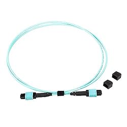 10Gtek Fiber Patch Cable - MPO to MPO OM4 Multimode