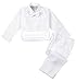 Spring Notion Baby Boys' White Classic Tuxedo with Tail 4T