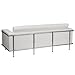 Signature Design by Ashley HERCULES Lesley Series Contemporary White LeatherSoft Sofa with Encasing Frame