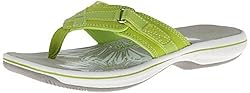 Clarks Women's Breeze Sea Flip Flop, New Turquoise