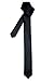 Retreez Skinny Tie Necktie with Stripe Textured - Various Colors