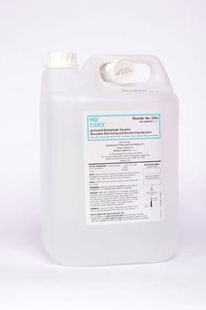 J&J/ASP CIDEX ACTIVATED DIALDEHYDE SOLUTION Cidex, 5 Liter, 4/cs (Expiry date lead 60 days) (40 cs/plt)