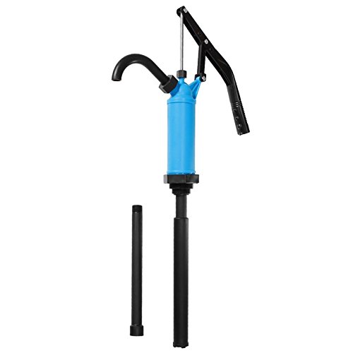 QWORK Fasspumpe Mit Hebel - Teleskop-Saugrohr Für Diesel & Öl