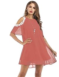 Blusa de gasa con hombros descubiertos para dama