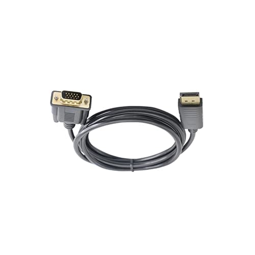 WatioWave DisplayPort auf VGA-Stecker, 1920 x 1080p, einfacher Anschluss von Geräten an VGA-Monitore.