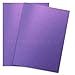 Shimmer Violet Satin 8.5X11 Multipurpose Metallic Paper - 25 sheets per pack