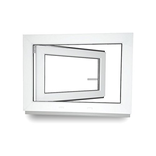 Kellerfenster - Kunststoff - Fenster - weiß - BxH: 80x70cm - DIN Rechts - 3-Fach-Verglasung - Wunschmaße ohne Aufpreis – Bild 5