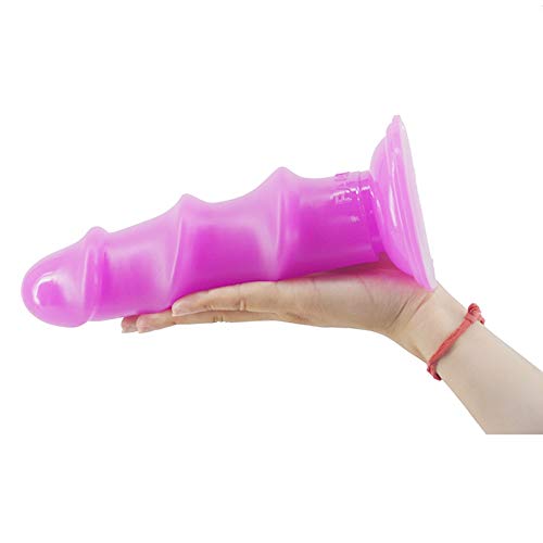 Tzteed-Spina-per-adulti-Stick-Enormi-Massager-Training-Expander-Inserisci-Stick-Dong-per-Donna-Uomo-Principianti-Pacchetto-discreto-Piacere-Purple