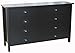 Venture Horizon 8 Drawer Nouvelle Dresser Black