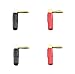 [8 Pack] 8 pcs total Hi-end Copper Right Angle/90 Degree Screw Type Banana Plug / Speaker Cable Connector [Banana De L/8]
