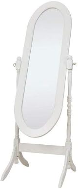 Vida Designs Nishano Cheval Mirror Free Standing Full Length White Wood view 4