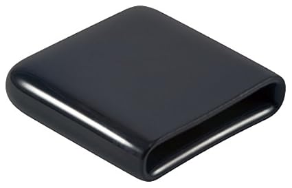 Caplugs 99390541 Plastic Rectangular Finishing Cap with Flat End Grip