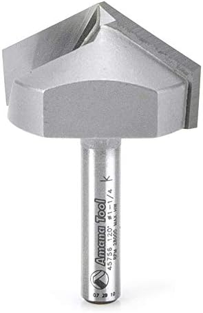 Amana Tool 45756 Carbide Tipped V Groove 120 Deg X 1 1 4 Dia