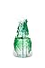 Modgy 66122 Myvaz Expandable Flower Vase Boom Bloom Green - NOT GLASS