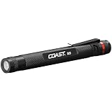 Coast G20 Inspection Beam LED Penlight with Adjustable Pocket Clip and Consistent Edge-To-Edge Brightness, Black, 54 lumens,1 Pack
