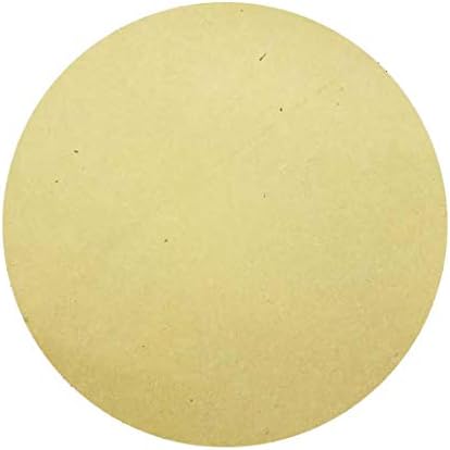 Unfinished Wood Circle - Round Natural Rustic Wooden Cutout for Home Decoration, DIY Craft Supplies, 12" Wide x 12" Tall, Half Inch Thick