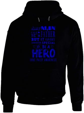 Erb's Palsy Awareness A Father And A Hero Hoodie L Black