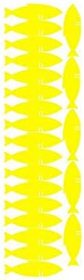 A Set of 22 Vinyl Wall Art Decals - Shark Pattern - 3cm10cm Each - Cool Paste Sticker Shape for Boy Toddler Teen Bedroom Playroom Living Room Family Apartment Decoration (3cm10cm, Multicolor)