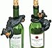 Bear Wine Bottle Accessory, 6-inch, Set of 2 (Two Styles)