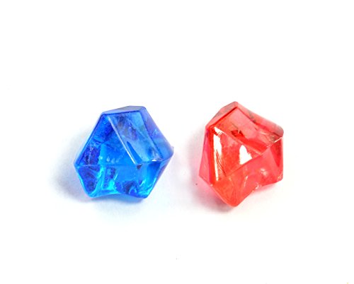 ALL in ONE Acrylic Crystal Ice Rock Cube for DIY Craft Vase Fillers Table Scatter Birthday Event Wedding Decoration (Multicolor)
