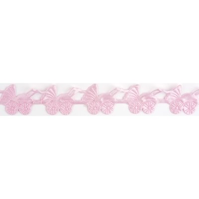 CLUB GREEN SATIN PRAM RIBBON PINK 18MMX10MT, Fabric, 6.6 x 6.6 x 6.38 cm