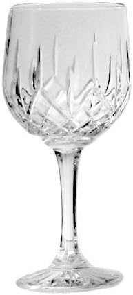 Watfort Handcut Crystal Goblets With Stem, 8 ounce, Set of 6