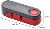 Joseph Joseph Rota Folding Knife Sharpener Red, Non Slip, Coarse and Fine Wheels view 7