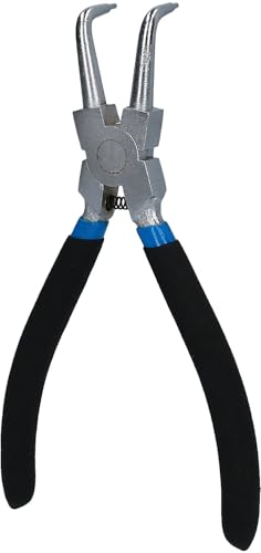 BRILLIANT TOOLS BT067004 Circlip Pliers for Inner Circlip Curved 175 mm