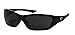 3M ForceFlex 92231-80025 Flexible Safety Eyewear with Gray Lens and Black Full Frame