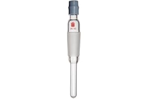 Thermowell with Rubber Cap, Joint 24/40, for The Side Interface of The Flask, Borosilicate Glass, T1724(T172440)